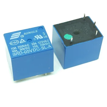 

Relays SRD-05VDC-SL-A SRD-12VDC-SL-A SRD-24VDC-SL-A SRD-48VDC-SL-A 05V 12V 24V 48V 10A 250VAC 4PIN