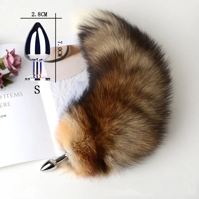 Super Fat Fox Tail Plug Size Changeable Anal Butt Removable Sex Erotic BDSM Toys for Woman Couples Adult Games | Красота и здоровье