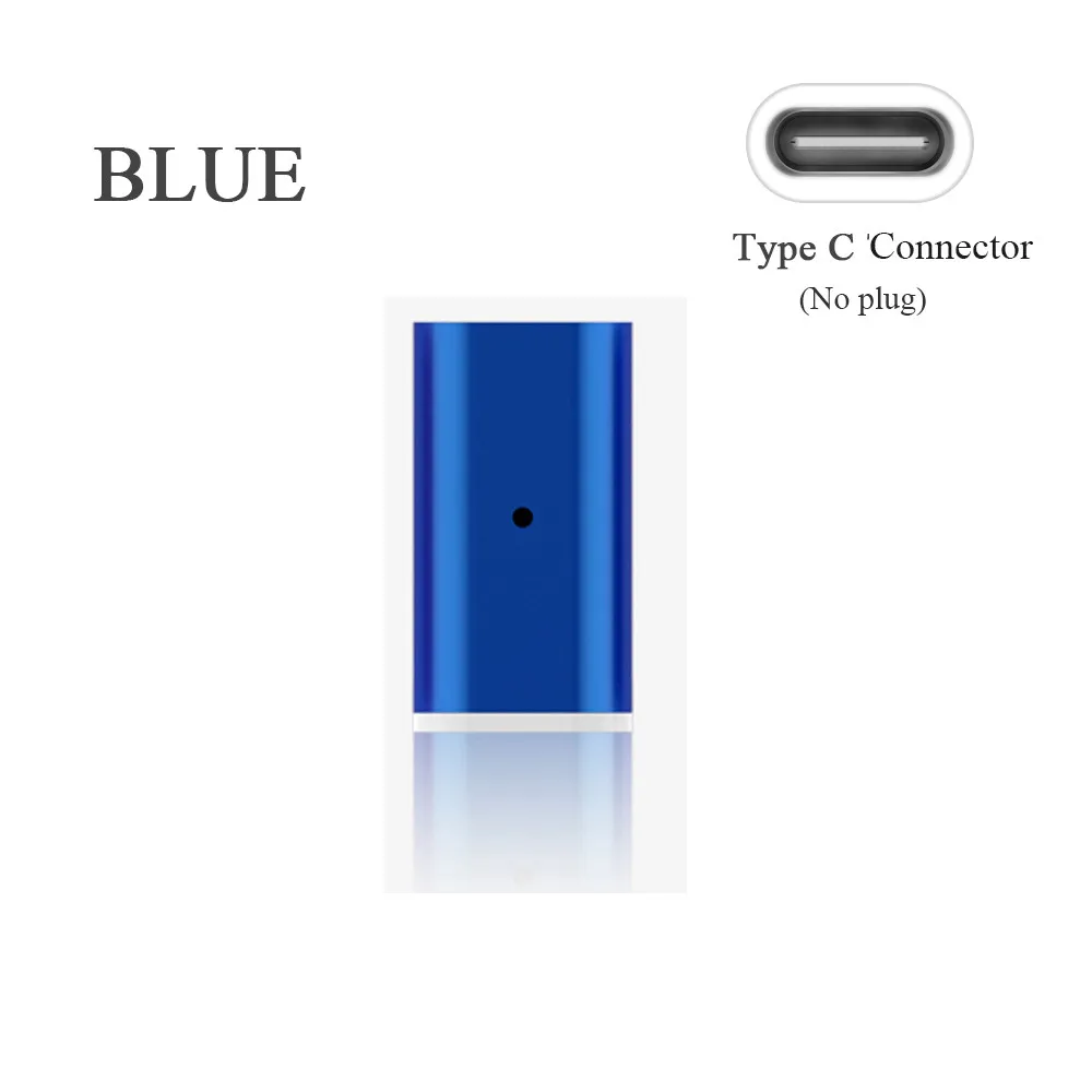Магнитный адаптер, модный адаптер для телефона, Тип C, USB, Micro USB, Магнитный зарядное устройство, конвертер для магнитной зарядки, Дата-кабель - Цвет: Blue Type C Adapter
