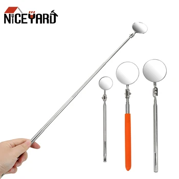 

NICEYARD Auto Telescopic Detection Lens Telescoping Inspection Round Mirror Extending Car Angle View Pen Hand Tools Set