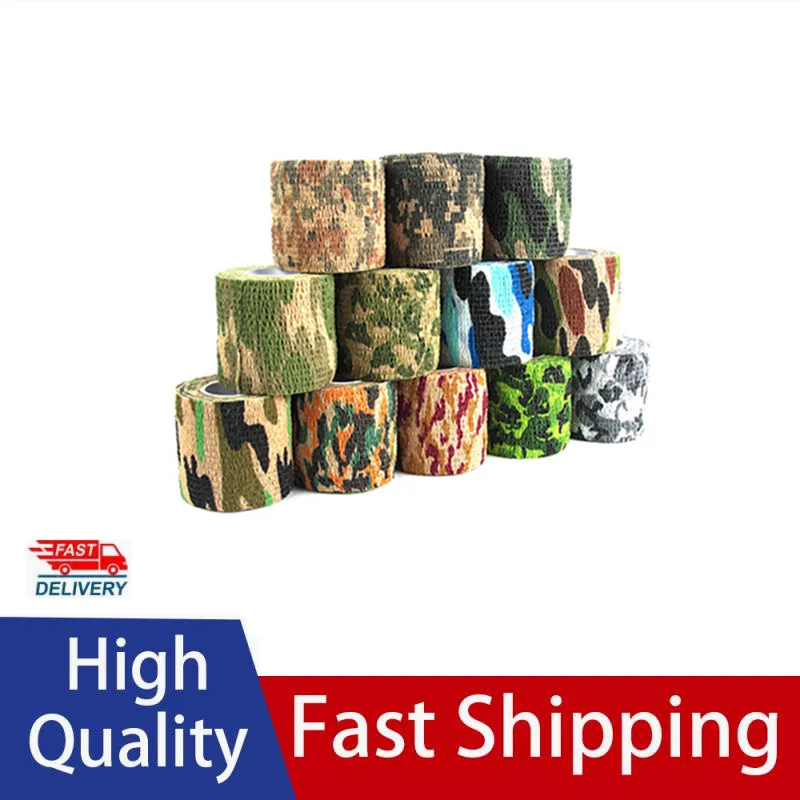 

Plastic Retractable Non-woven Outdoor Camouflage Tape Hunting Hunting Camouflage Cycling Stickers Tape For Hunting Accessories