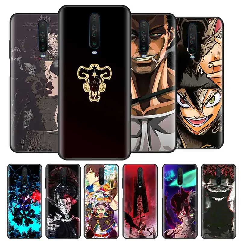 Black Clover Anime Case For Xiaomi Redmi Note 9s 9 8 8t 7 K20 Pro Max 