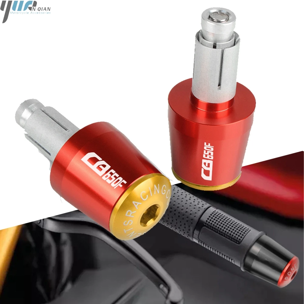 

Motorcycle Handlebar Gear Balanced Plug Slider Handle Bar End Grips Cap For Honda CB650F CB 650 F CB 650F 2014 2015 2016