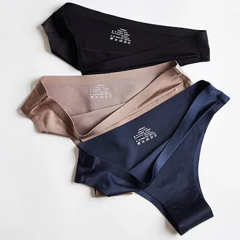 

Sexy Lingerie Seamless Panty Set Underwear Female Comfort Intimates Fashion Female Low-Rise Briefs 6 Colors Lingerie M-3XL