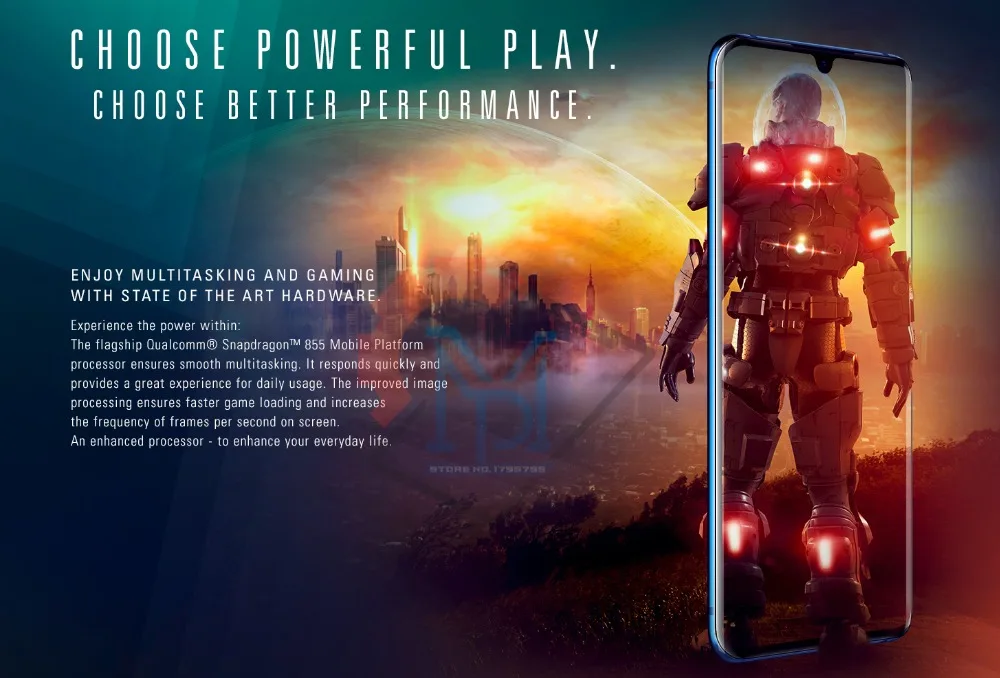 Zte Axon 10 Pro 5G LTE мобильный телефон 6,4" гибкий изогнутый экран капли воды 6G ram 128G rom восьмиядерный смартфон Snapdragon 855