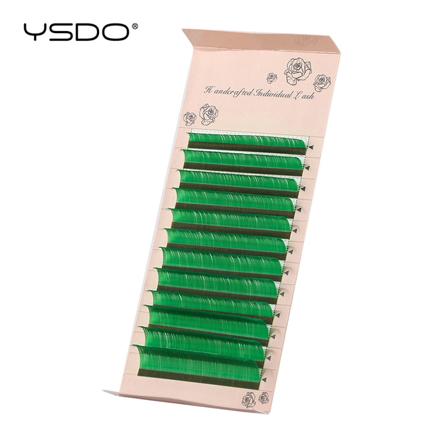 color Russian Volume Eyelashes Extension Curl eyelash extension mink lashes Individual eyelashes makeup tool fake lashes