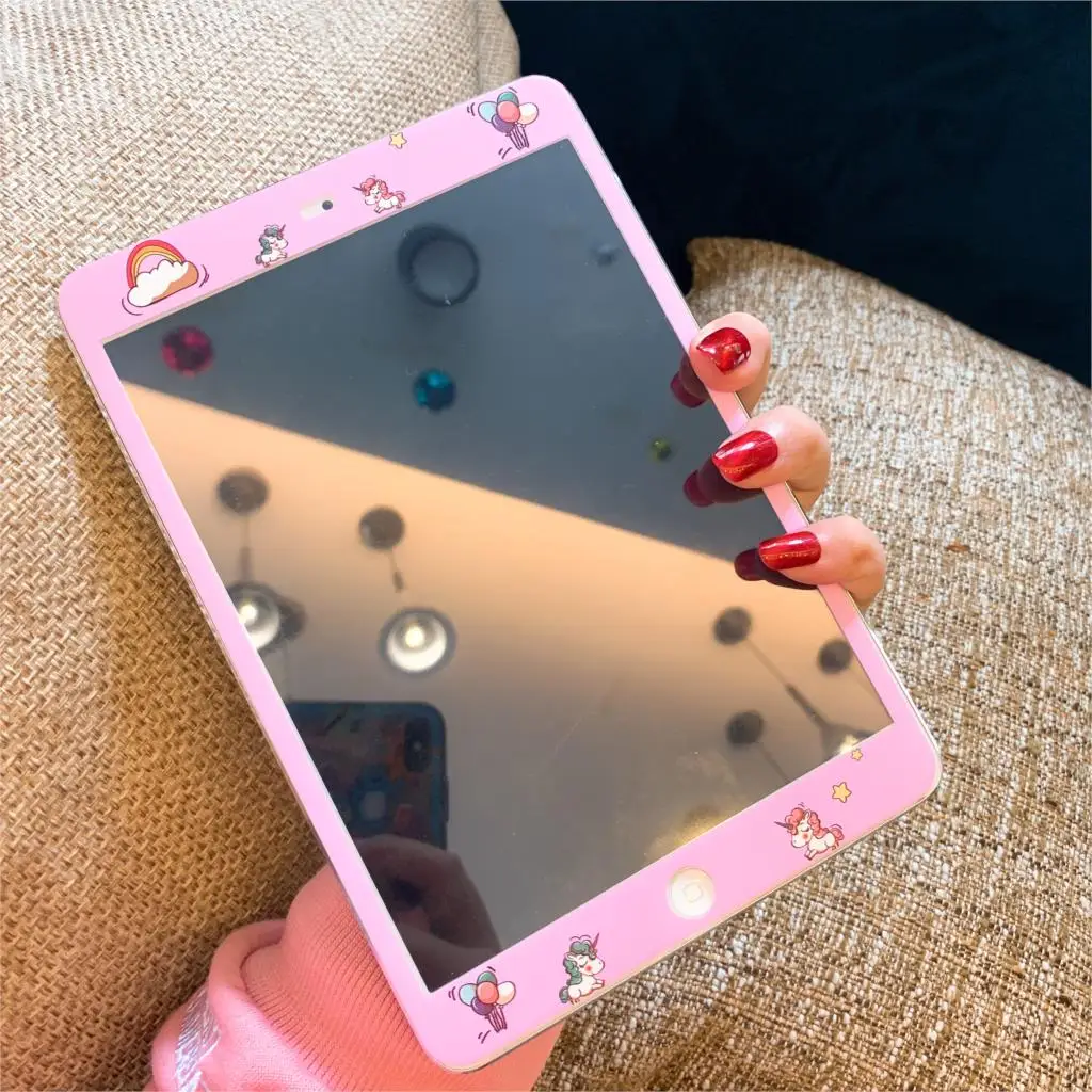 7,9 дюймов закаленное стекло для iPad Mini 4/мини 5 стежка Единорог цельный шаблон протектор экрана 3D полный охват