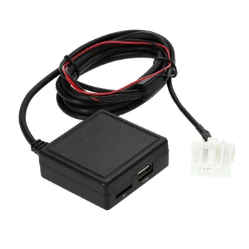 

Hot Car AUX-IN Radio Adapter BT Music Handsfree Microphone USB TF Function Fit for Mazda 2 3 5 6