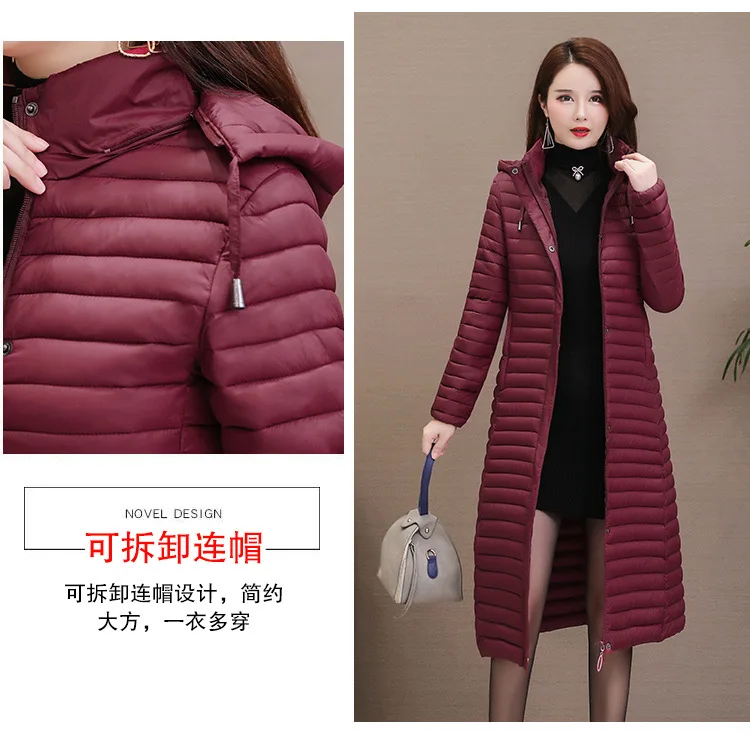 AliExpress хлопковое Женское пальто Ozhouzhan, зимняя женская одежда, импортные товары, теплое хлопковое пальто с капюшоном, поколение