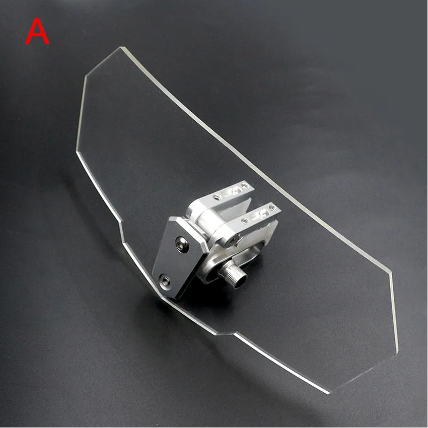 

Unversal Airflow Adjustable Windscreen Wind Deflector Motorcycle Windshield FOR honda cbr 250r shadow 600 mt 09 2019 bandit 1200