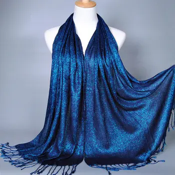 

S87 10pcs High quality shimmer muslim hijab shawl scarf big size maxi scarf/scarves can choose colors