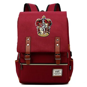 

2020 Hot Magic Shool Boy Girl Student School bag Teenagers Canvas Women Bagpack Men USB Belt Backpack