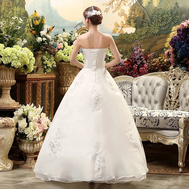 Роскошное свадебное платье свадебные бальные платья плюс вышивка размер атласное свадебное платье свадебные кружевные платья