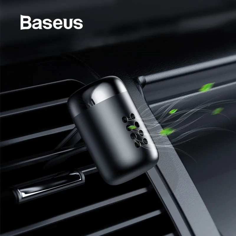Baseus металлический автомобильный освежитель воздуха ароматерапия Твердый для автомобиля Вентиляционный Выход освежитель воздуха состояние Клипса-диффузор