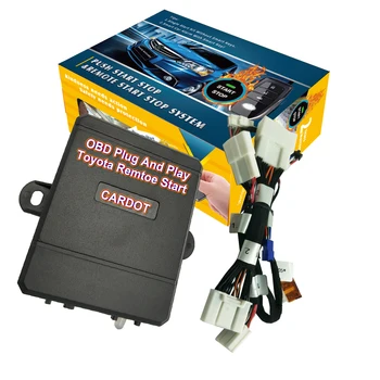 

Cardot Passive Keyless Entry Original Start Button Security Car Alarm System play and plug canbus for LX570