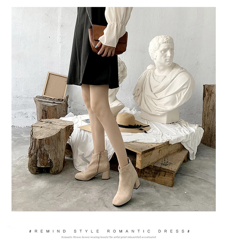 Bootee/женские резиновые сапоги г.; женская обувь; Роскошные Дизайнерские непромокаемые чулки на молнии и не сужающемся книзу массивном каблуке; Высокий каблук средней высоты