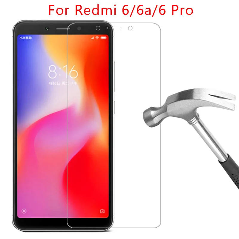 Чехол для redmi 6 pro защита экрана из закаленного стекла xiaomi ksiomi readmi 6a a a6 6pro чехол xiomi