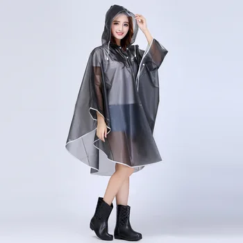 

EVA outdoor travel adult One size raincoat portable cloak rainwear electric car poncho motorcycle slicker riding Mackintosh