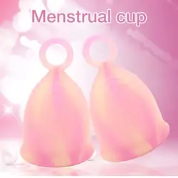 50 шт новейший силиконовый для использования в медицине менструальная чашка для женщин женственный Hygine продукт средство ухода для интимной