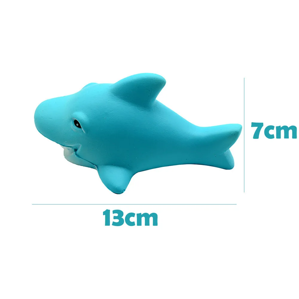 Soft Anti Stress Shark Stress Reliever Scented Super Slow Rising Kids Toy Squeeze Stress Decompression Toys #A