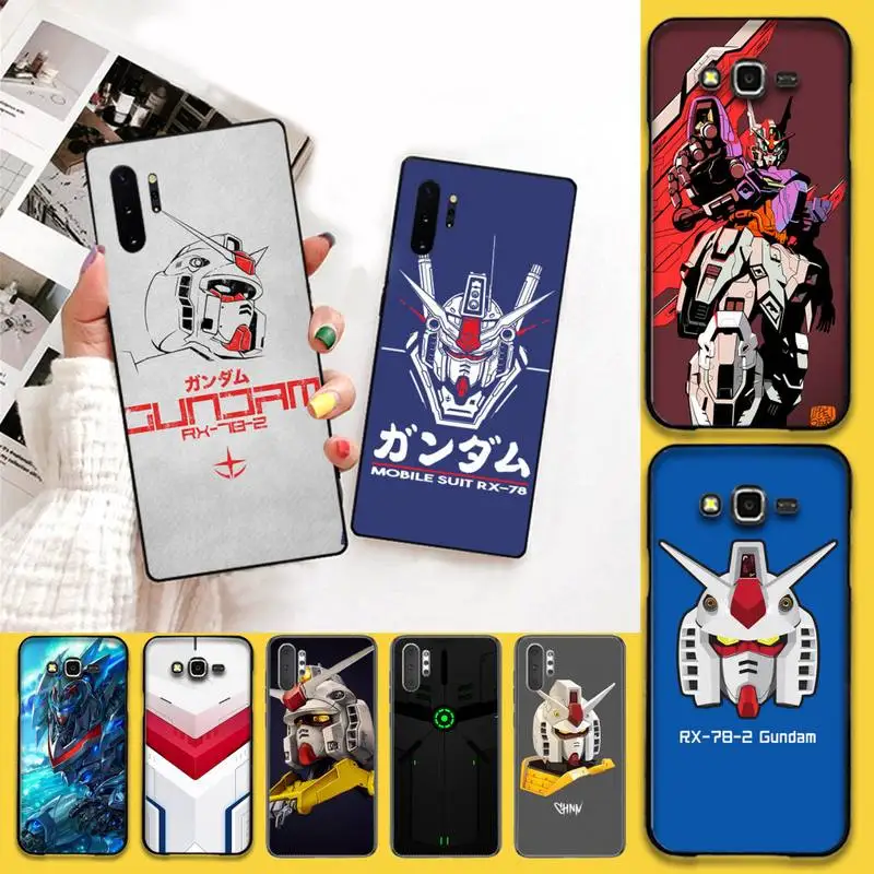 Rx-78-2 Gundam Bling Cute Phone Case For Samsung Note 7 8 9 10 pro Galaxy J7 J8 J6 Plus 2018 Prime | Мобильные телефоны и