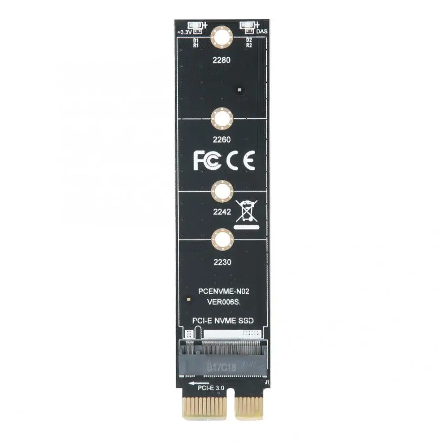 Адаптер карты PCI E к M.2 жесткий диск NVME адаптер Расширение Райзер конвертер с
