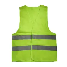 New hot Unisex  XL XXL XXXL Reflective Vest Workwear Provides High Visibility Day Night Running Cycle Warning Child Safety Vest