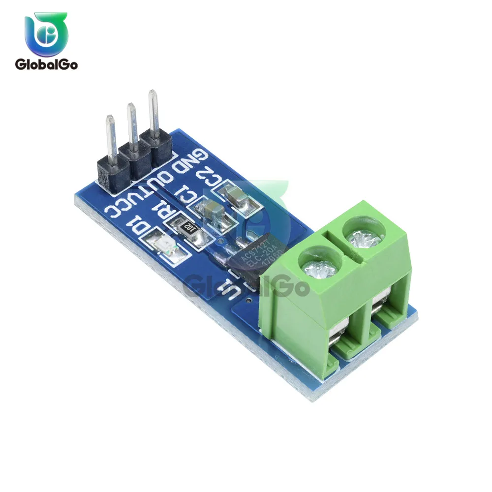 ACS712 5A 20A 30A Диапазон тока сенсор модуль ACS712 модуль для Arduino 5A 20A 30A измеритель тока