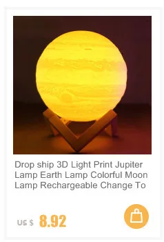 Vip link for Dropship 3D Print Moon Lamp 2 colors LED Night Light for Christmas Decoration Home Decor Creative Gift USB charging