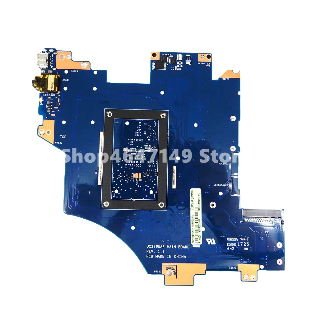 Greatest  UX370UAF i7-7500CPU Mainboard REV1.1 For ASUS UX370 UX370U UX370UA UX370UAF Laptop motherboard UX37