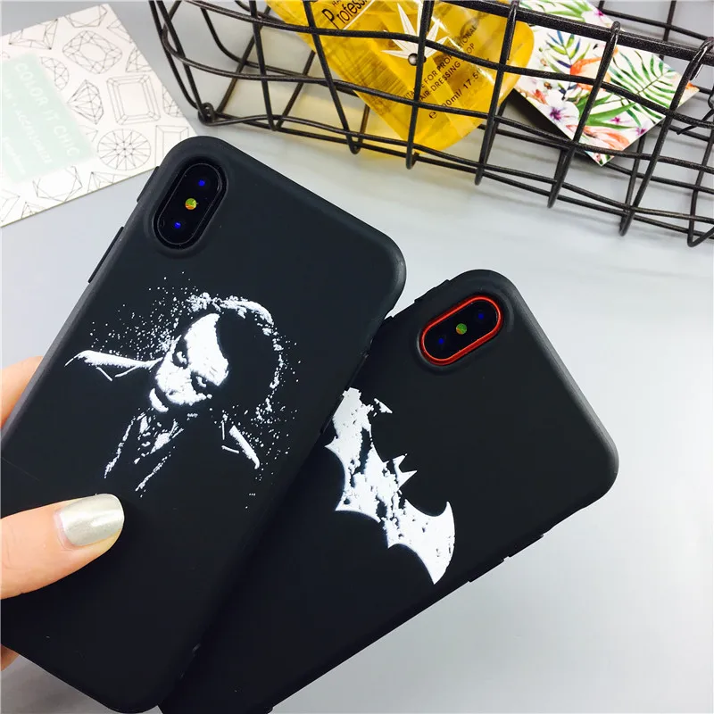 Чехол для телефона Marvel с Бэтменом и клоуном, Fundas для iPhone 11 Pro MAX X XR XS MAX 7 8 6 S Plus, Мягкий Роскошный брендовый чехол для телефона