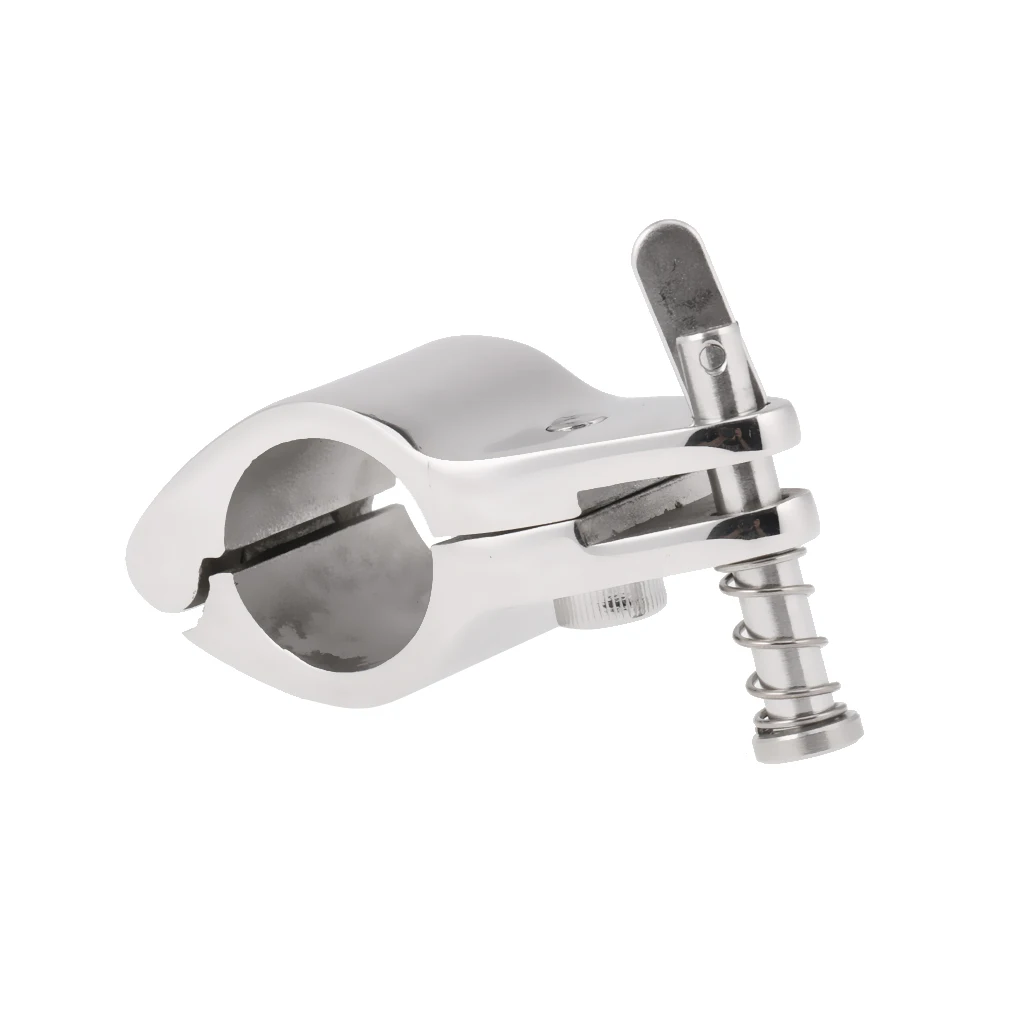 Boat Cover Canopy Fitting Standard Clamp 7/8'' Bar Snap Latch 316 Stainless Steel