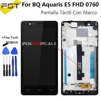 

For BQ Aquaris E5 0760 IPS5K0760FPC-A1-E Touch Screen Digitizer+LCD Display Assembly For BQ E5 0760 Lcd Screen With Frame