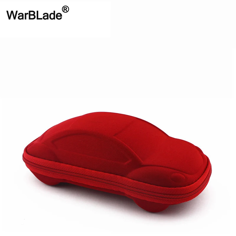 Children Car Glasses Case Cute Car Shaped Box Strage Bag Cases Kids Sunglasses Cases Automobile Styling Box glasses case sunglasses bag zipper eyewear box