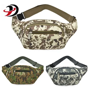 

New Outdoor Men's Mobile Phone Waist Bag Multi-Function Sports Messenger Bag Fashion Camouflage Men and Women Running Bag