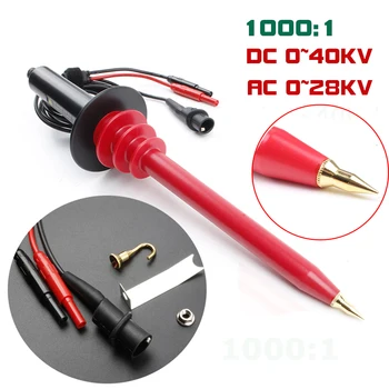 

High Voltage Probe to 40KV Multimeter Probe 1000X Attenuation Bandwidth 10MHZ Probe DC 20KV/30KV/40KV HVP-40 HVP-3230 HVP-3220