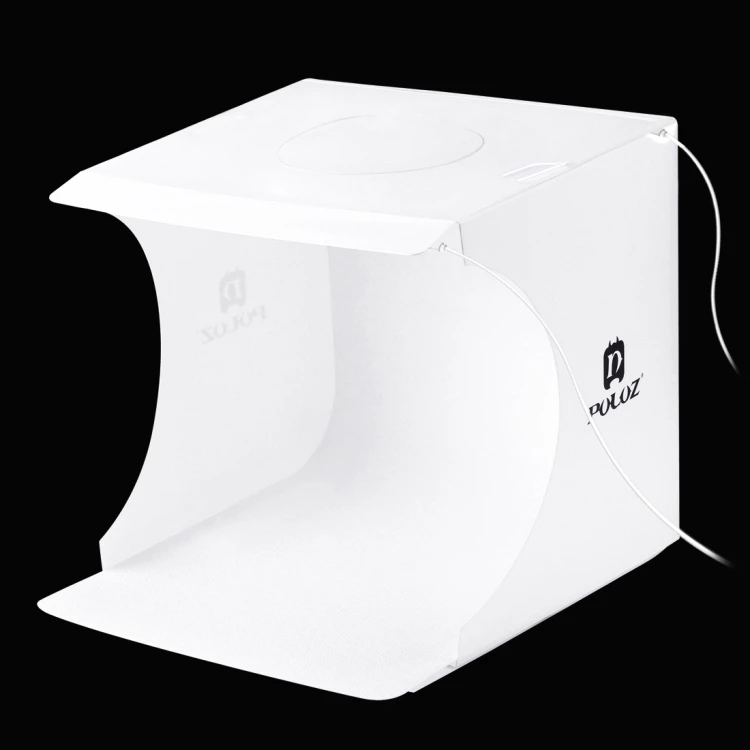 PULUZ PU5137 светодиодный мини-светильник для фотосъемки с панелью+ студийный тент, 20 см х 20 см