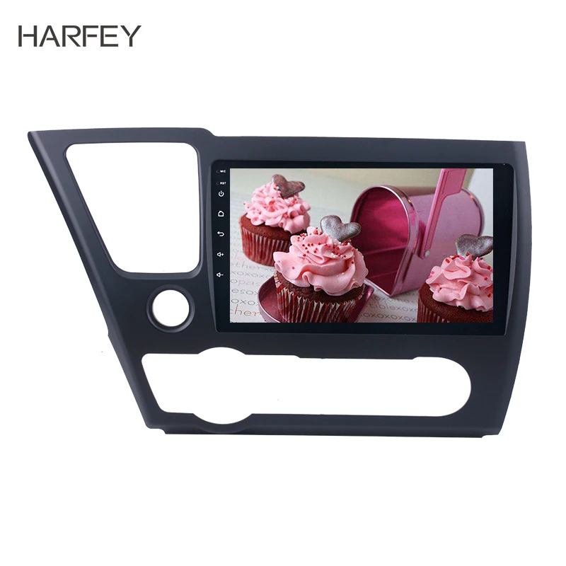 

Harfey 9"HD Touchscreen GPS Navigation Radio Android 8.1 Multimedia Player For HONDA CIVIC 2014 2015-2017 support Bluetooth