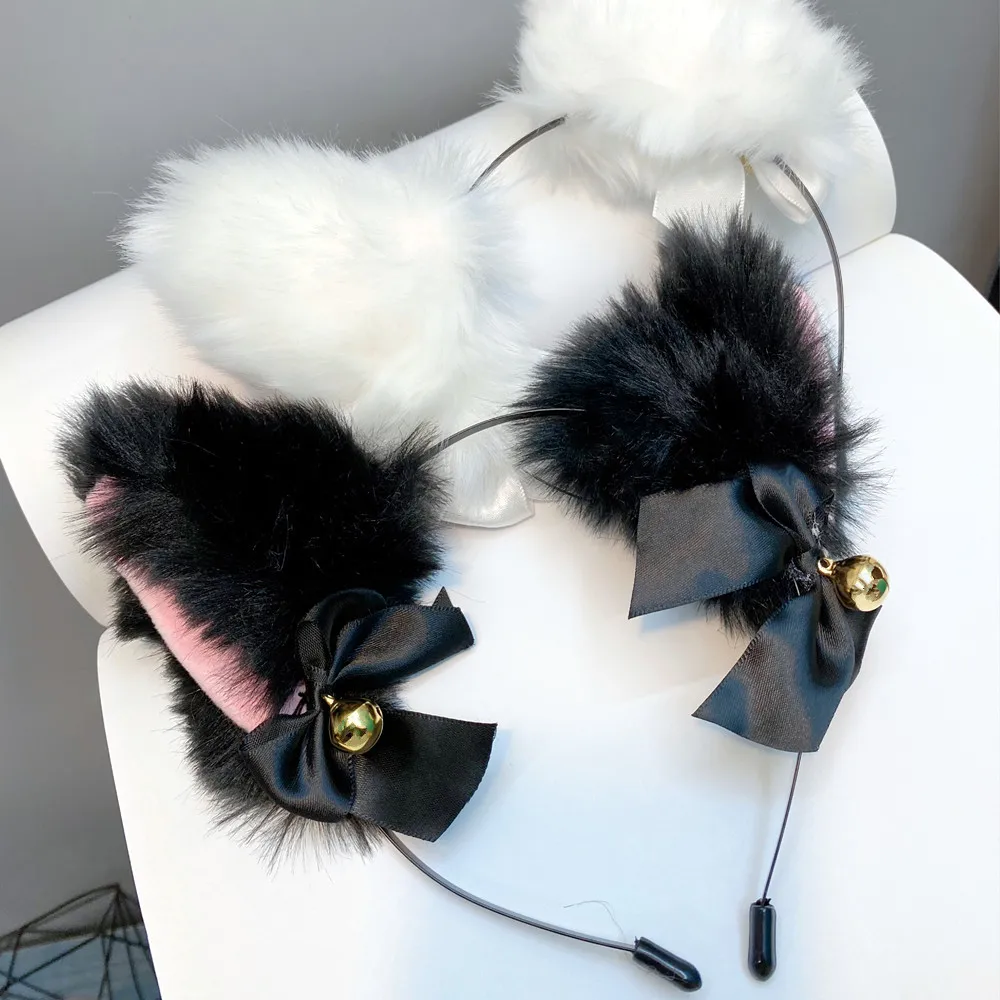 Cute Hair Accessories Lady Girl Fox Cat Ears Head Bands Lovely Charming Night Party Club Bar Hair Clip Masquerade Hairband