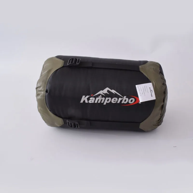 Kamperbox-Sac de couchage en duvet pour camping, température froide, double, hiver