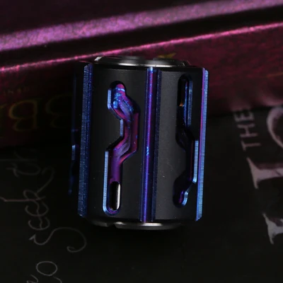 Titanium V2 Нож бусины из титанового сплава Мини кончик пальца аксессуары для гироскопов игрушки для взрослых индивидуальная декомпрессия EDC - Цвет: Titanium V2