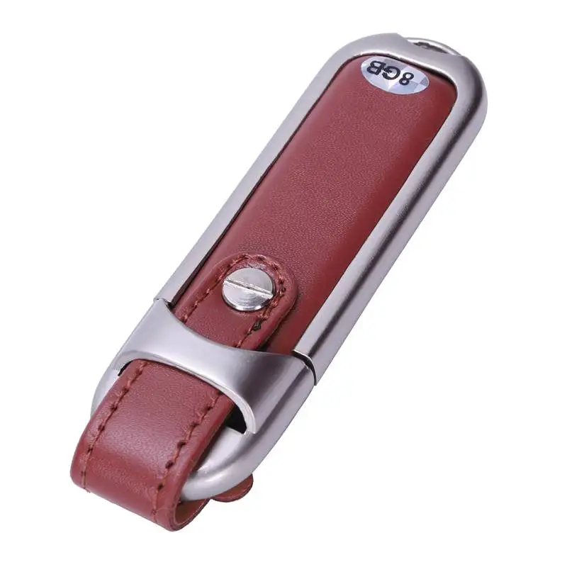 Usb флеш-накопитель с кожаным флеш-диск Usb 2,0