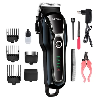 

Dog Grooming Clippers for Pets | Cat Hair Trimmer Kit - Best Cordless Dog Clippers Low Noise | Professional Hair Clipper Set
