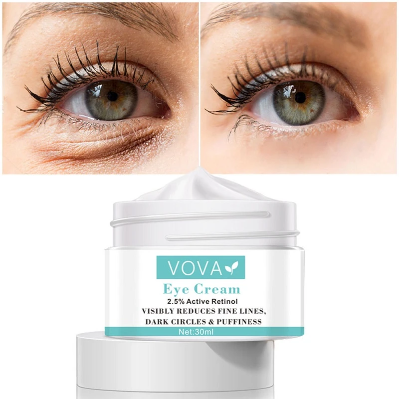 Vova Eye Cream Instant Remove Eye Bags Retinol Cream Anti Puffiness Gel