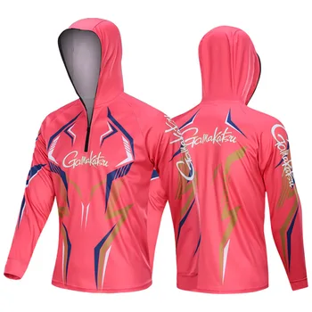 

Gamakatsu Fishing Clothing Long Sleeve Outdoor Breathable 5XL Fishing Shirts Anti UV Quick-Drying Cycling Hunting Hiking Clothes