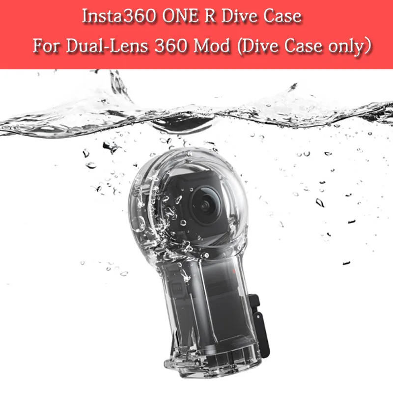 Оригинальный чехол Insta360 ONE R для дайвинга камеры LEICA 4K 360 с объективом Twin Edition 60 м