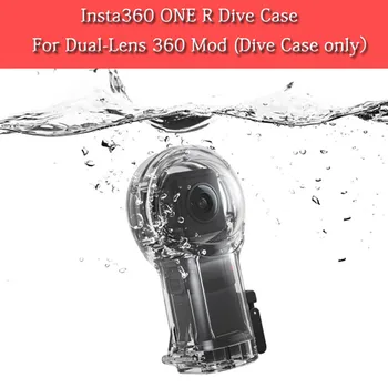 

Original Insta360 ONE R Dive Case For LEICA 4K 360 Lens Twin Edition Camera 60m Waterproof Housing Cover