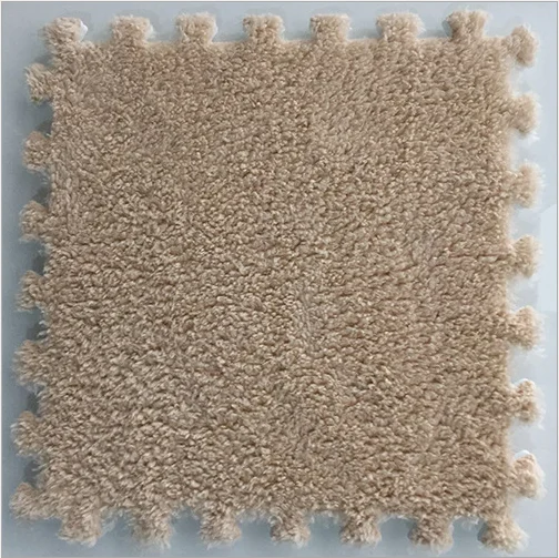 Beige 30 см прошитый замшевый Коврик-пазл, коврик для лазания, можно разрезать ковер для дома, спальни, эркер, татами - Цвет: Beige