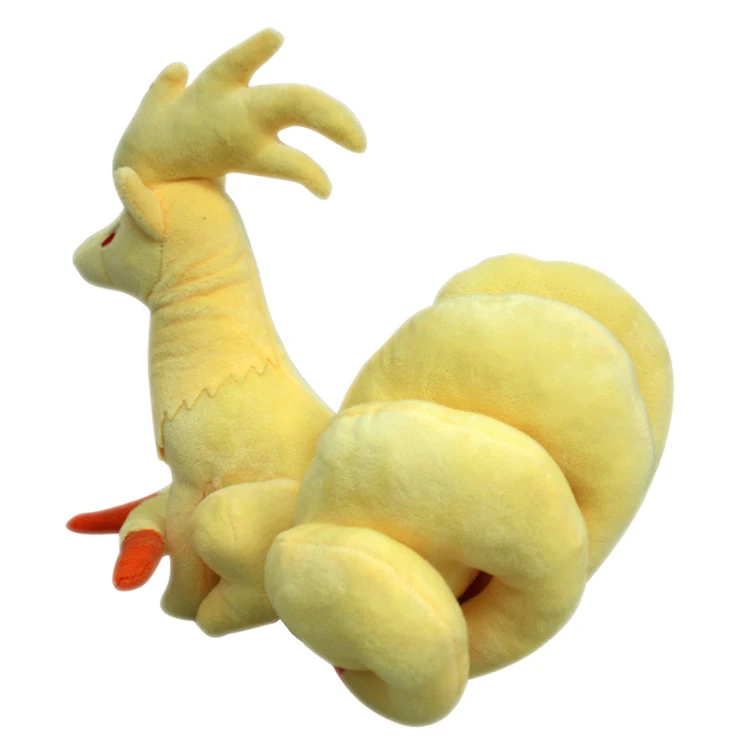 Мультфильм плюшевые игрушки 25 см Ninetales милый в виде животного мягкая набивная кукла Дети Рождественский подарок