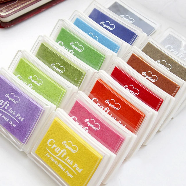 Ink Pads for Rubber Stamps Stamp Pad for Fabric Wood Paper